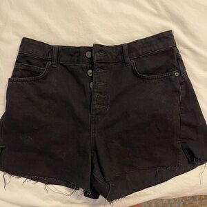 We The Free Black Jean Shorts